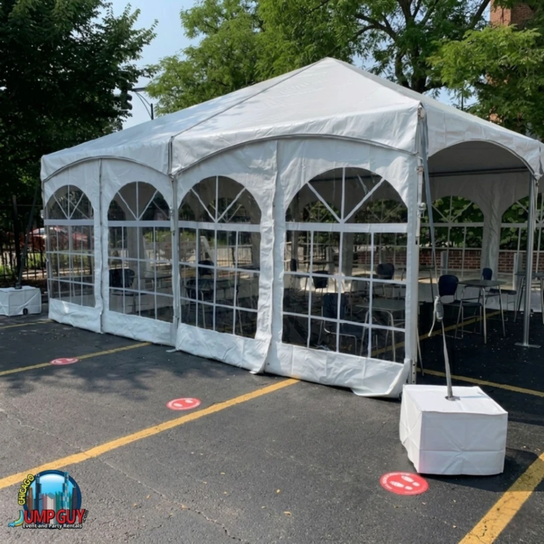 tent side walls keder high peak rental for Hinsdale IL events in ZIP code 60521