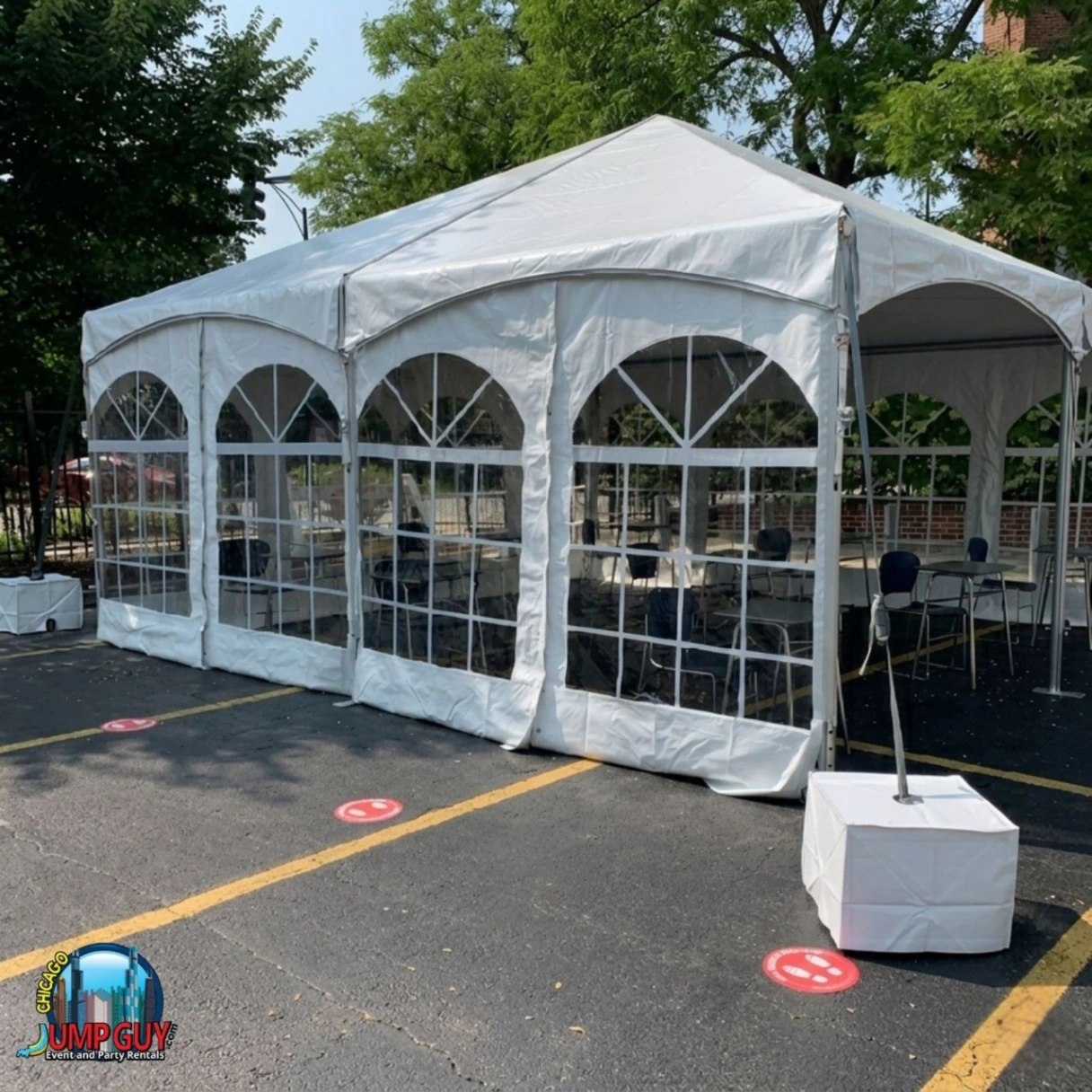 tent side walls keder high peak rental for Hinsdale IL events in ZIP code 60521