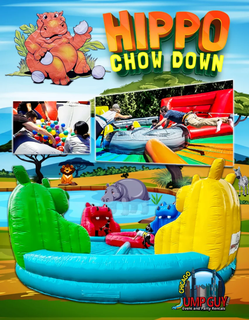 Hippo Chow Down Game rental for Hinsdale IL events in ZIP code 60521