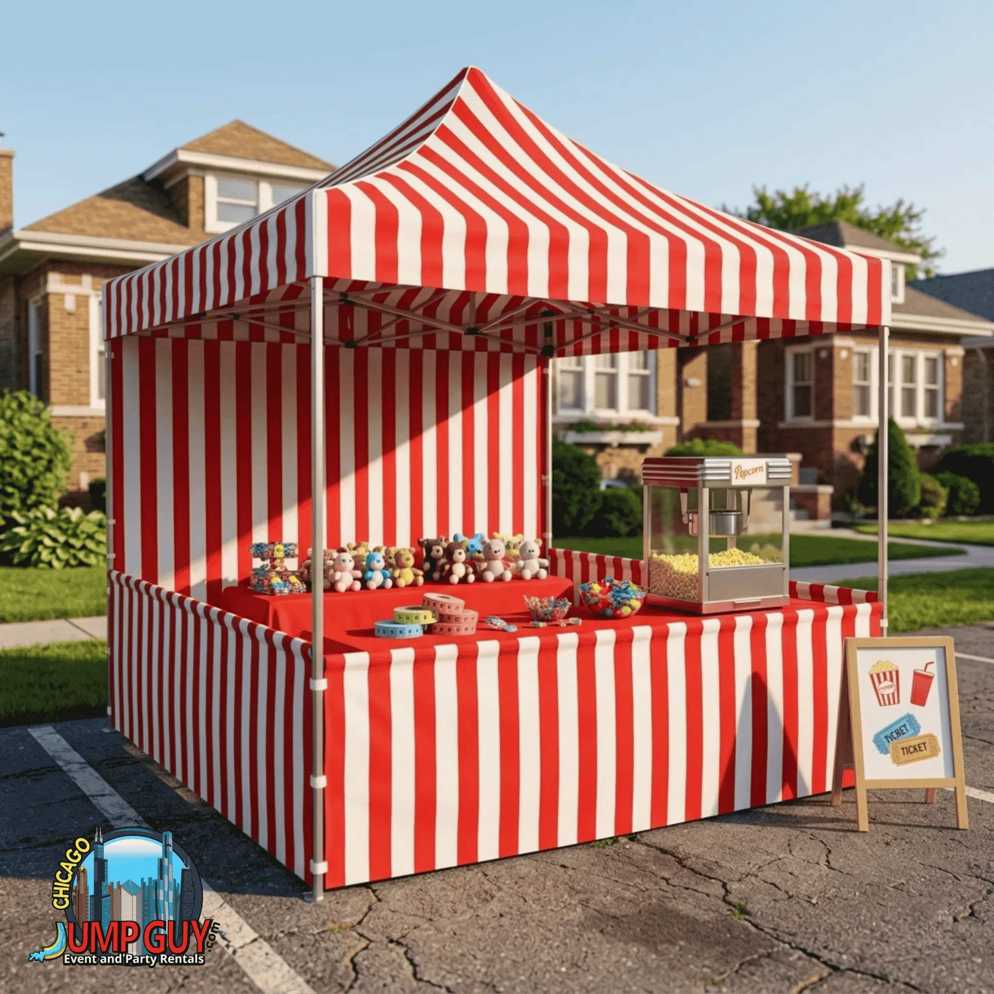 Carnival Tent Booth rental in Hinsdale, IL (60521) by Jump Guy Party Rentals