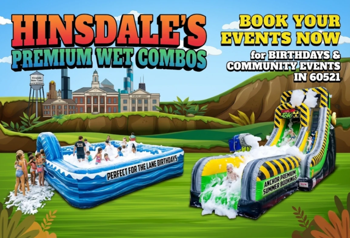 Foam And Combo Slides rental in Hinsdale, IL (60521) by Jump Guy Party Rentals